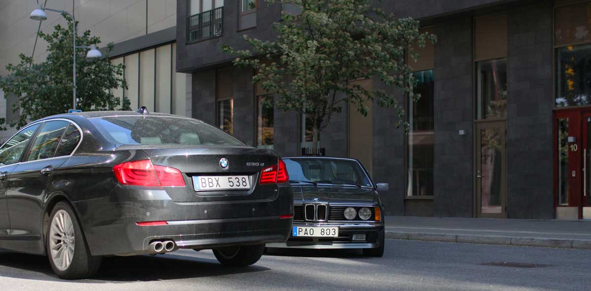 The bmw cousin from the country came by while we were shooting