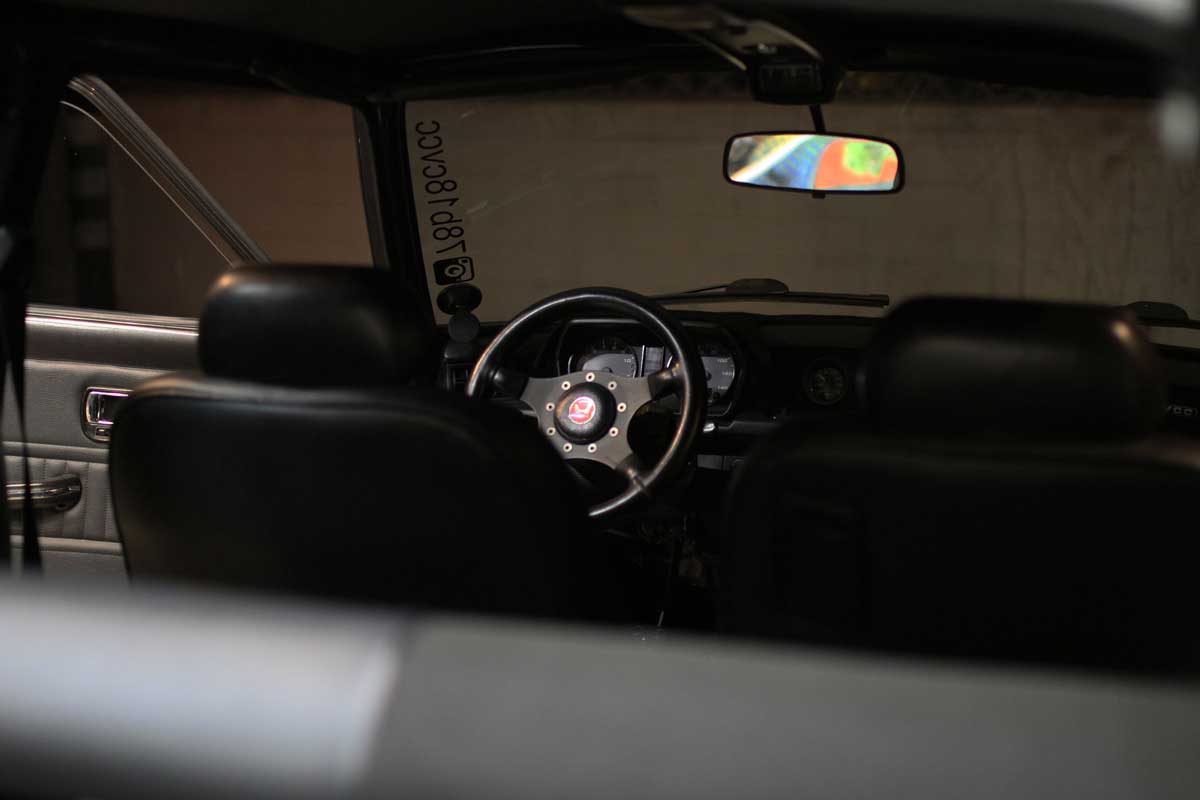 honda Civic Sleeper steeringwheel