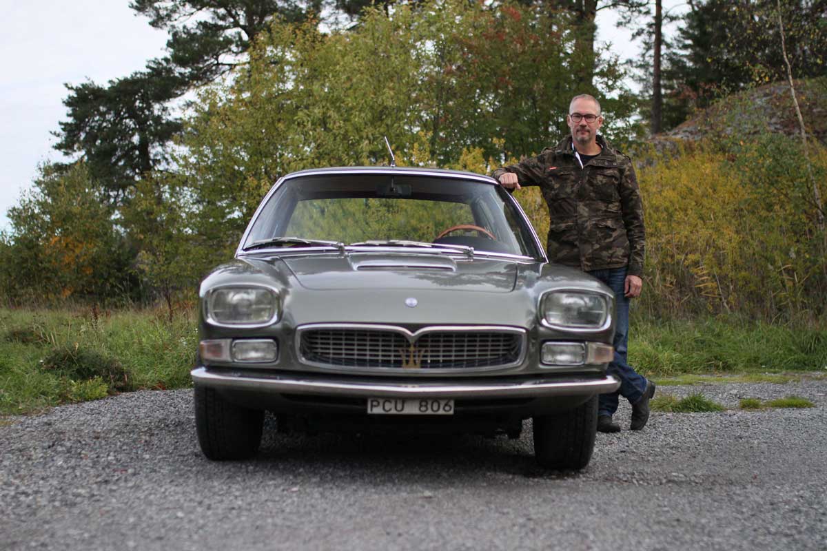 fredric and his quattroporte maserati