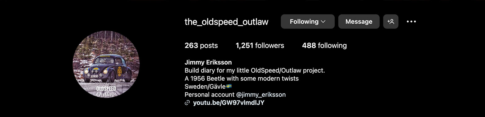 the oldspeed outlaw instagram