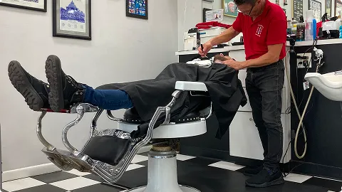 Relaxing Hot Towel Shaves