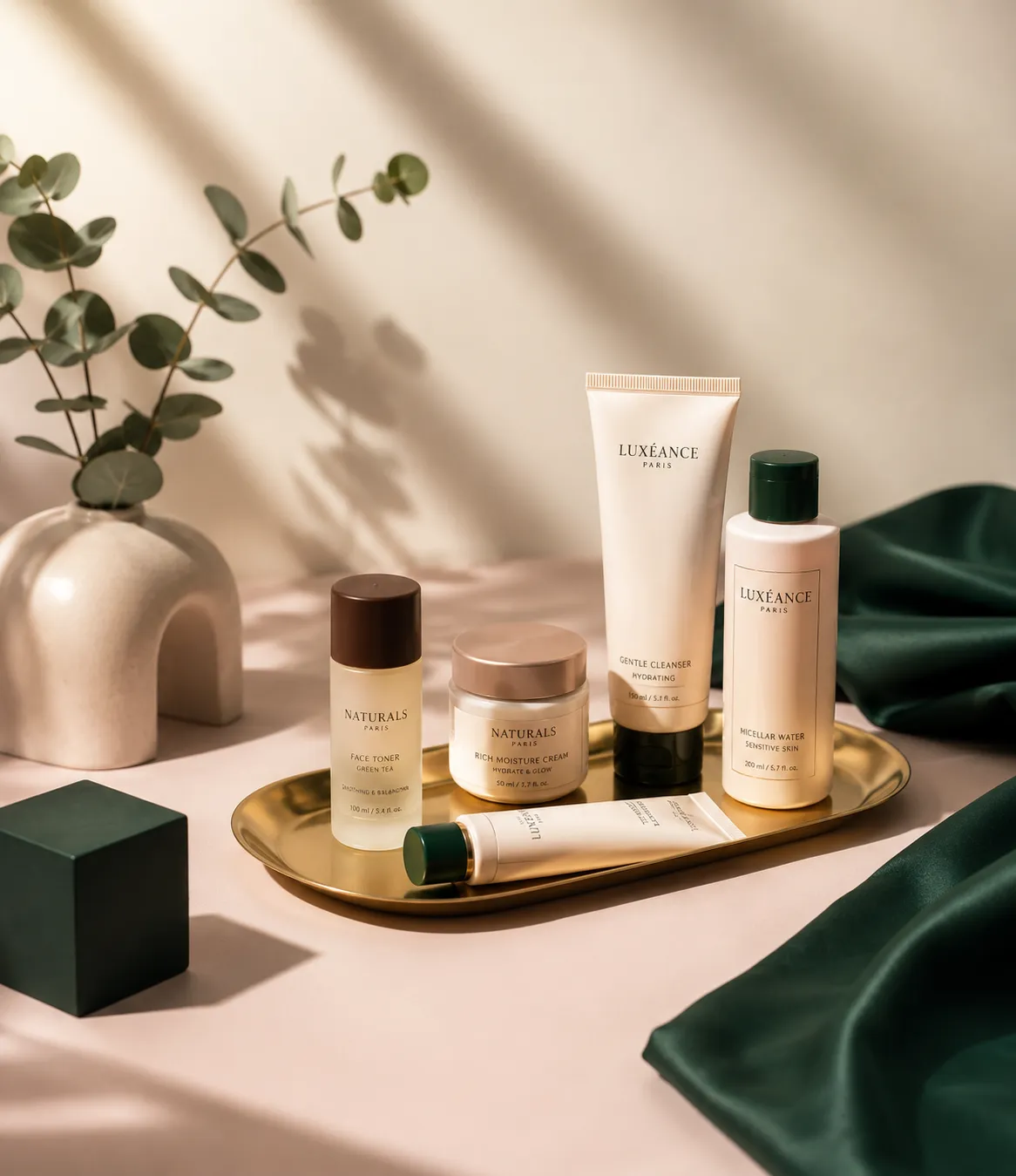 Premium beauty products at Glow Studio
