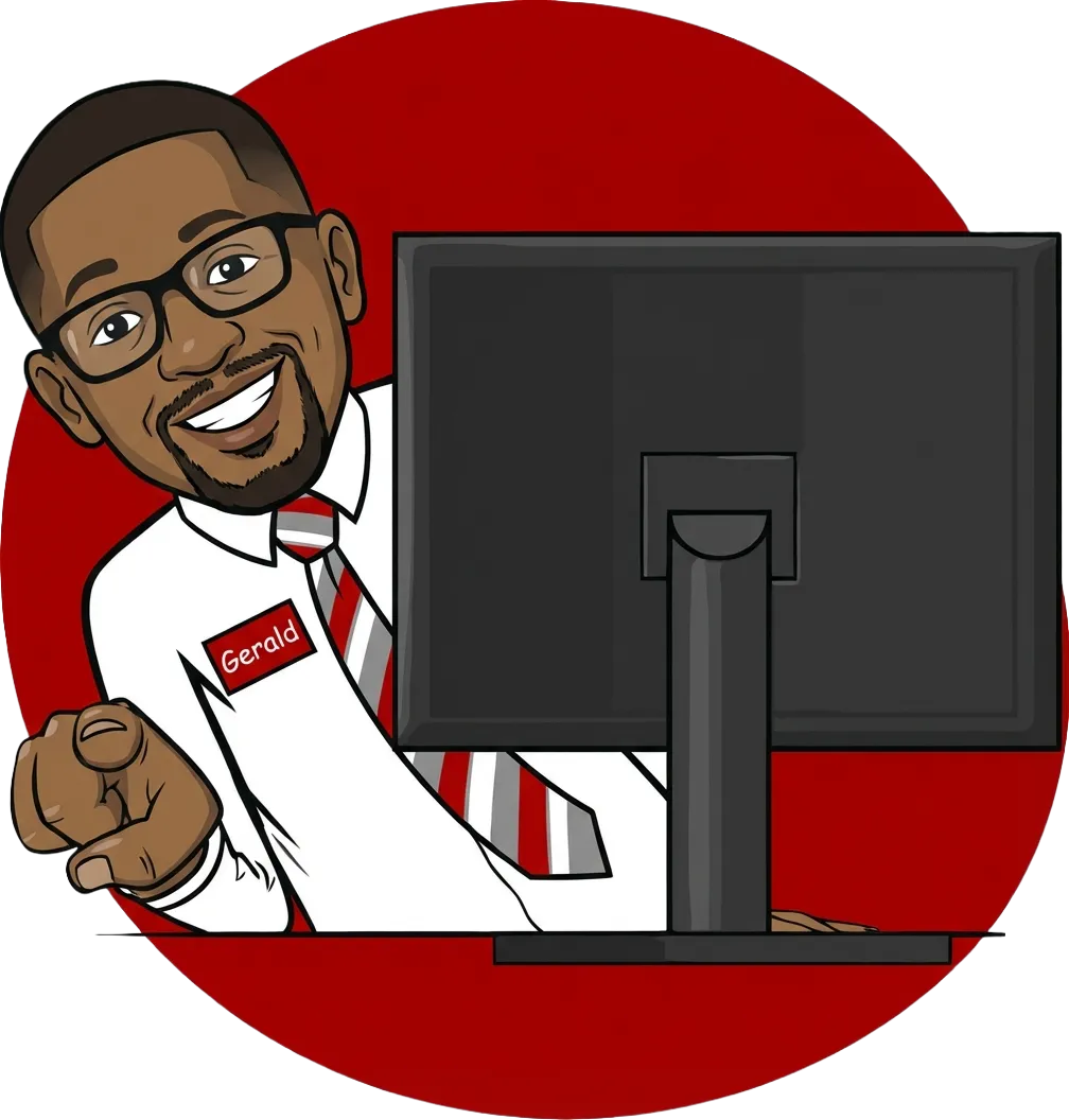 Friendly tax preparer assisting a client with quick e-filing