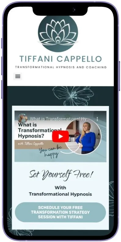 Mind Body Hypnosis Mobile Mockup