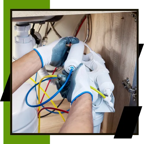 Clean filtered water flowing from a home faucet in Walnut Creek