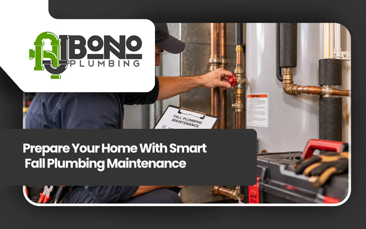 Fall plumbing maintenance checklist for preparing a home before colder weather