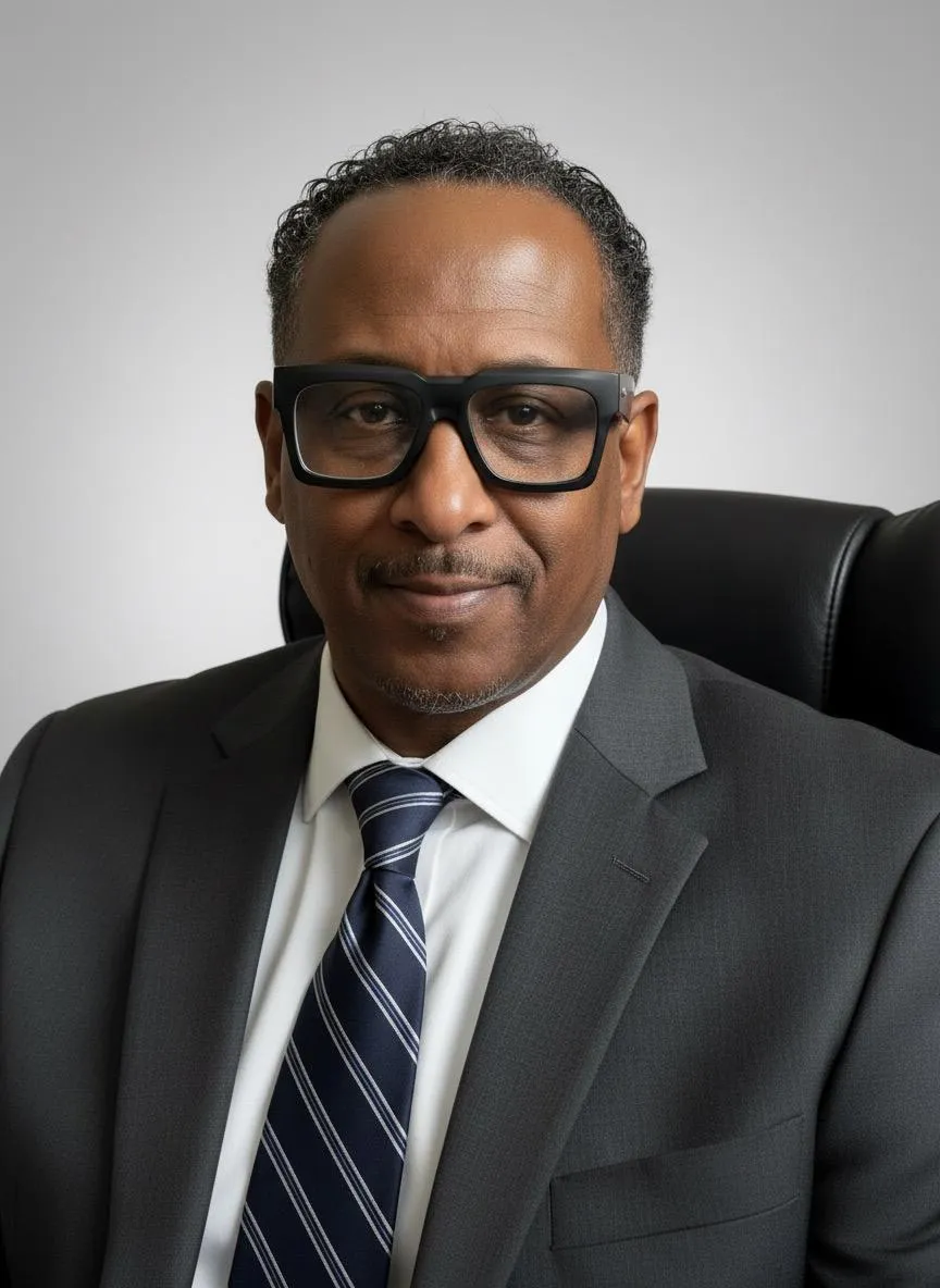 Studio headshot of contact person Jordan Vale