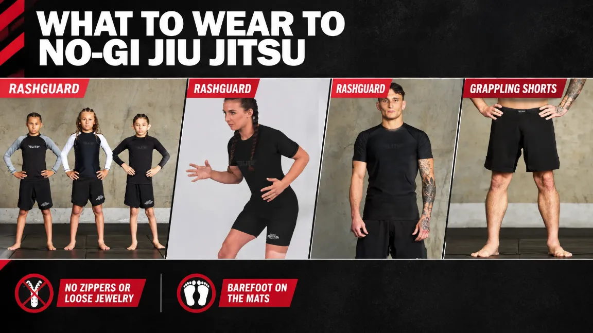 What to wear for Nogi Jiu Jitsu