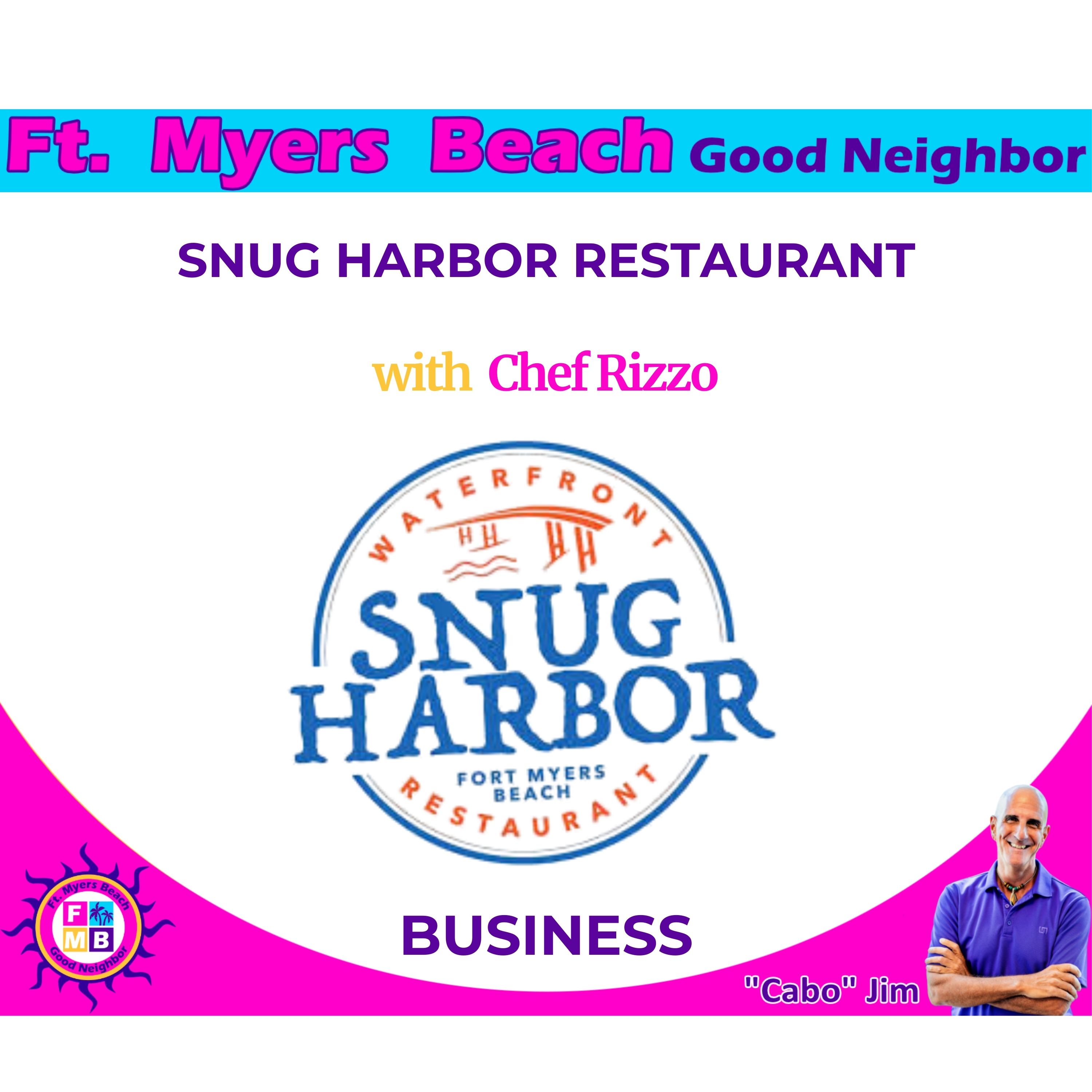 FMBGN-BIZ-Snug Harbor Restaurant-Chef Rizzo walk around