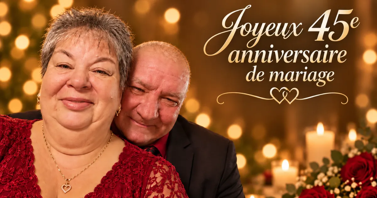 45 ans de mariage le jour d'un nouveau mariage : une leçon sur l'amour qui dure