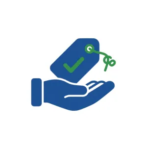 Service icon for property cleaning and maintenance