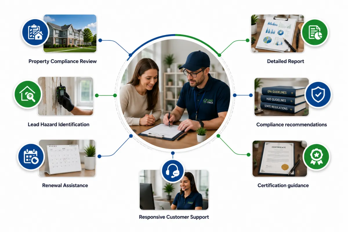 Complete Lead Safe Compliance Support for Managed Properties