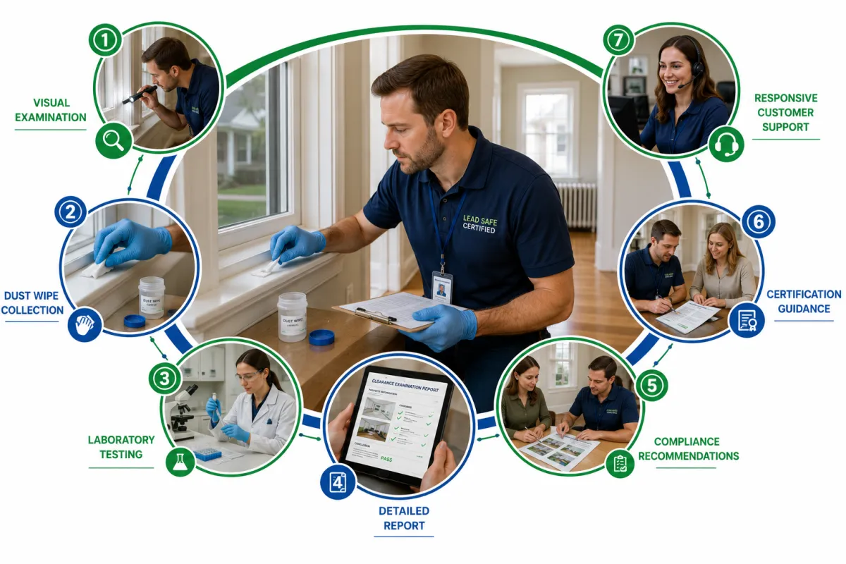 Everything Needed to Complete Your Lead Clearance Testing