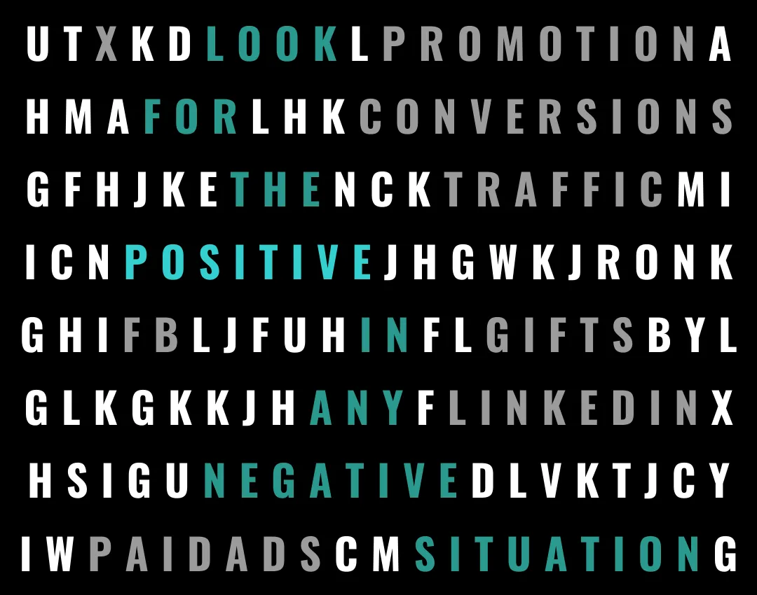 marketing word search