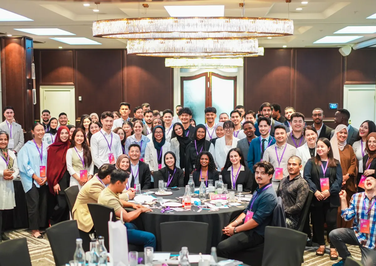 Large group of CareerSeekers' participants and guests gathered for Leadership Development Institute (LDI) event