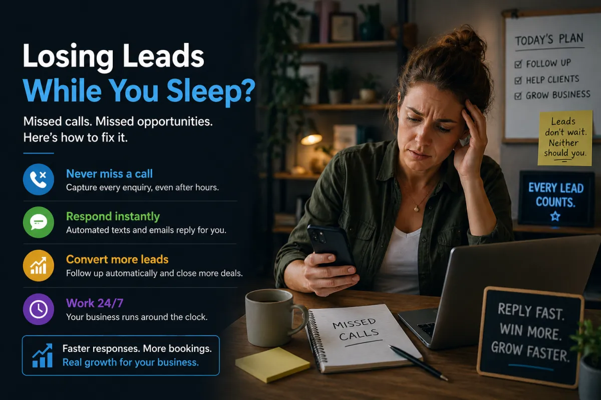 Why UK Small Businesses Are Losing Leads While They Sleep (And How to Fix It)