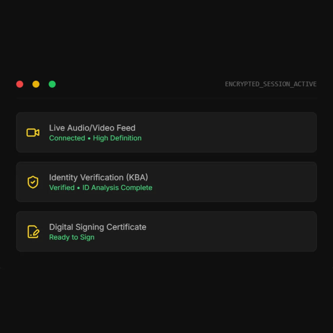 Online Notary Example Image MN Mobile Notary