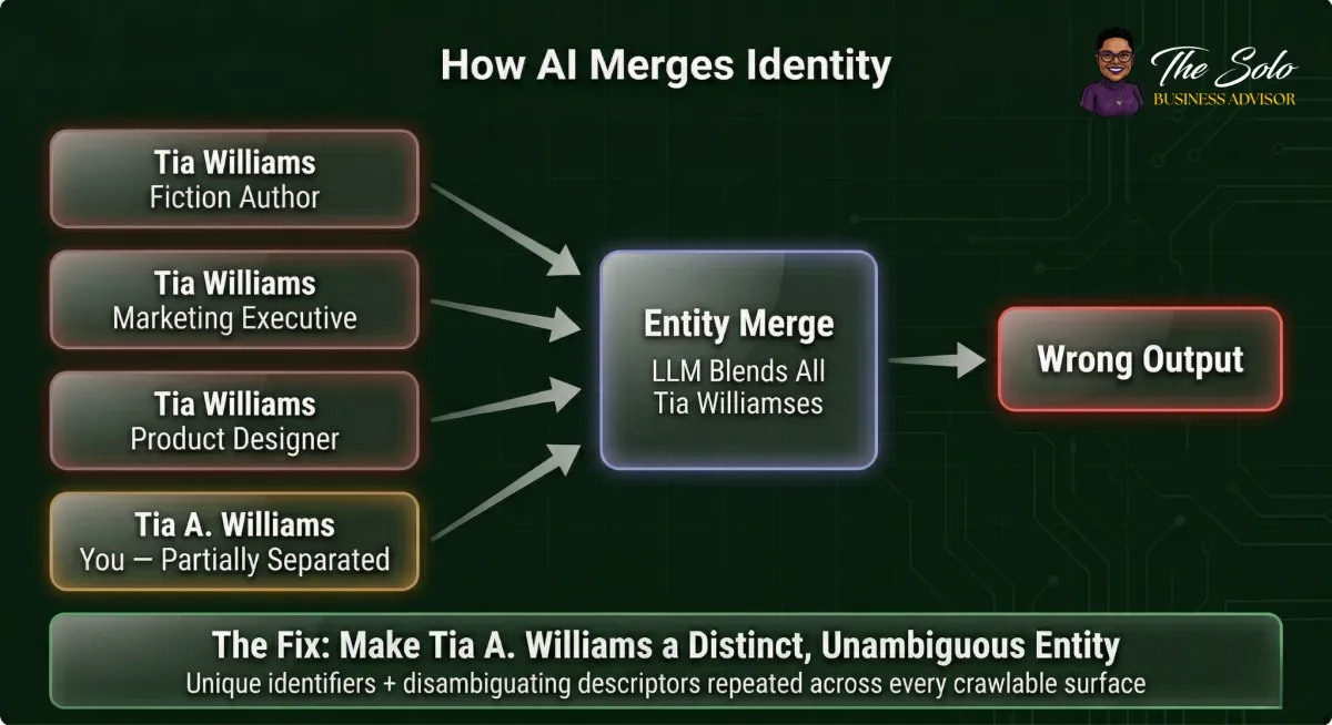 How AI Merges Identity