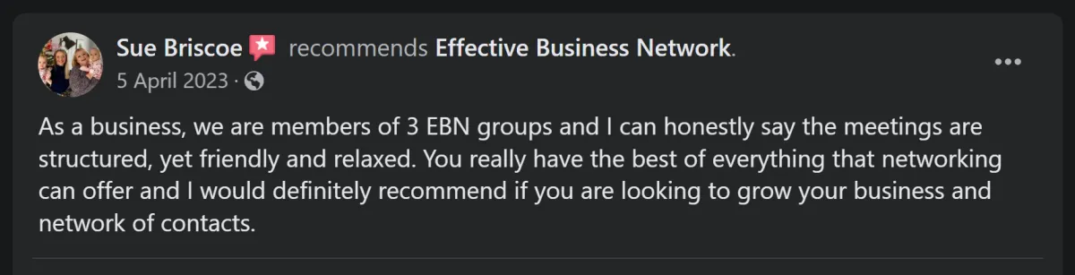 Effective Business Network Reviews