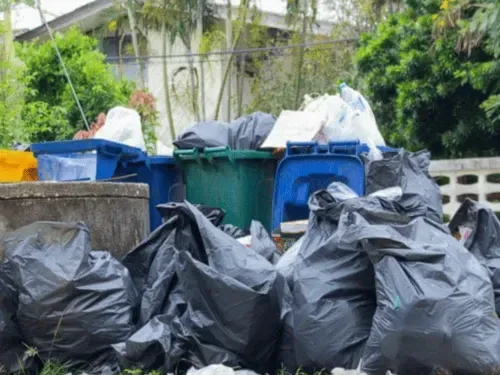 Full garage cleanout and residential junk removal service in East Cobb.