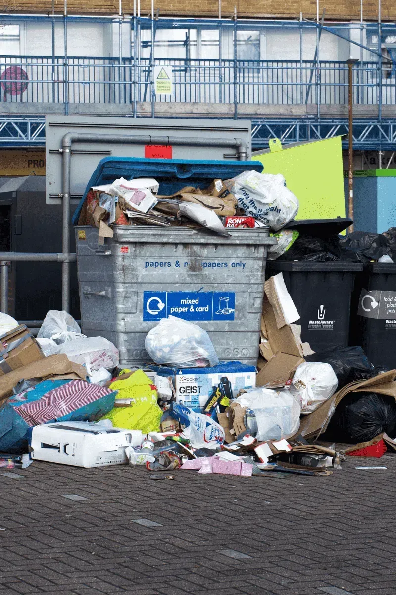 Example of garbage junk dads junk removal removes