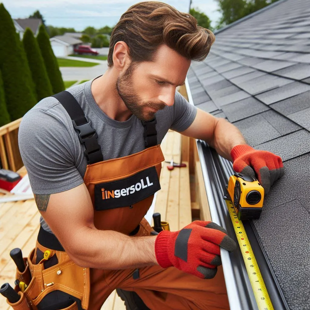 Ingersoll Eavestrough installation