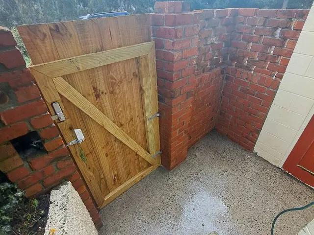 Wooden deck and fence after cleaning in Dunedin
