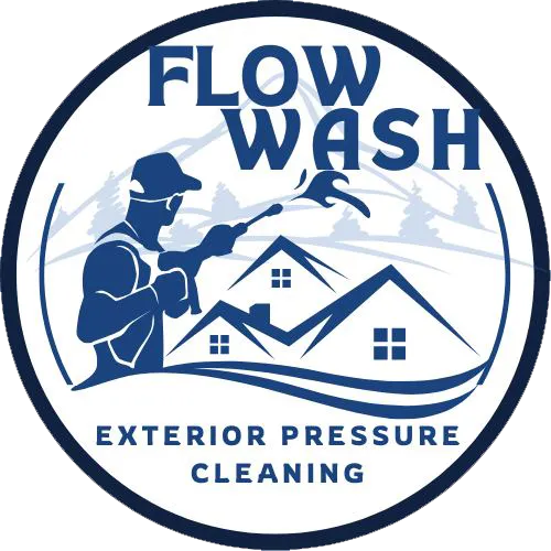 Flow Wash NZ logo for exterior pressure cleaning services in South Otago