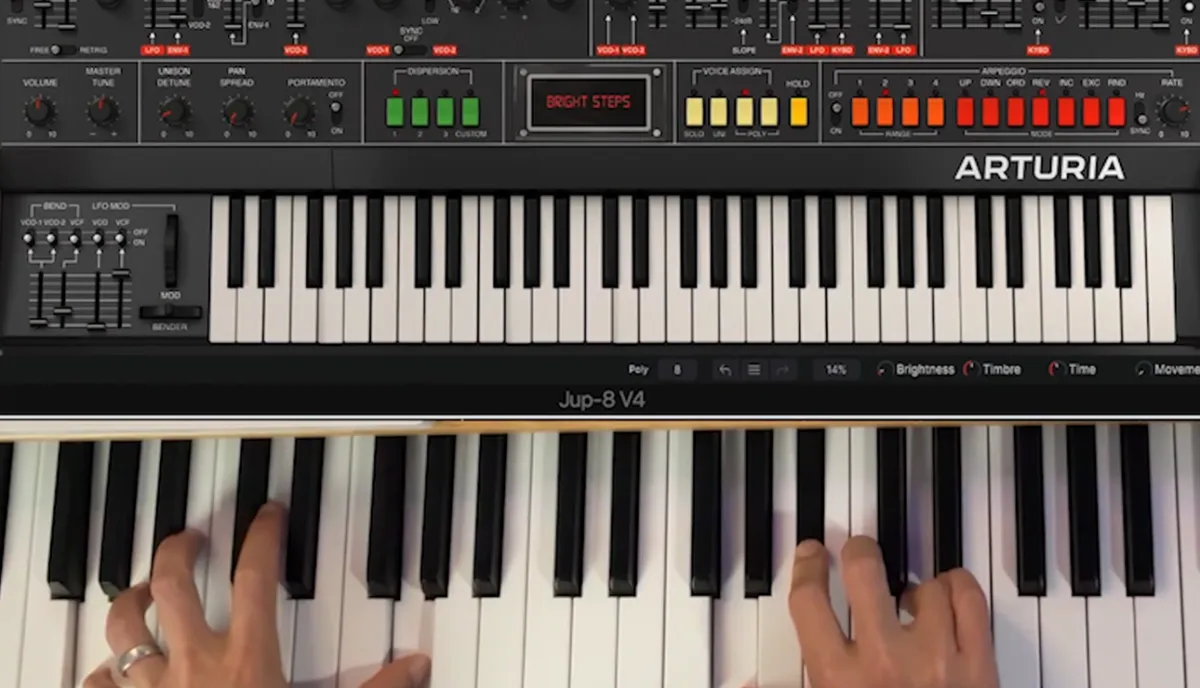 Recording engineer setting up professional microphones with musicians in live recording studio