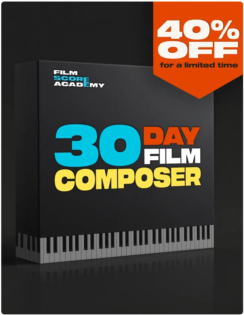30 Day Film Composer course logo