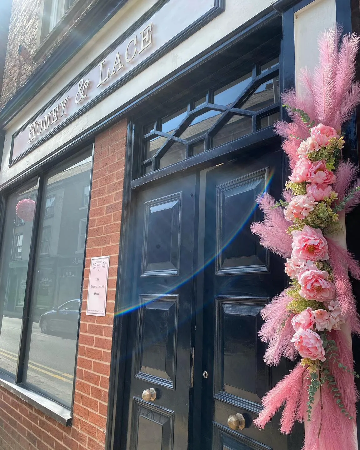 Honey & Lace Studios elegant private boutique lobby and arrival lounge in Retford Nottinghamshire