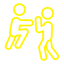 Icon of Two People Fighting