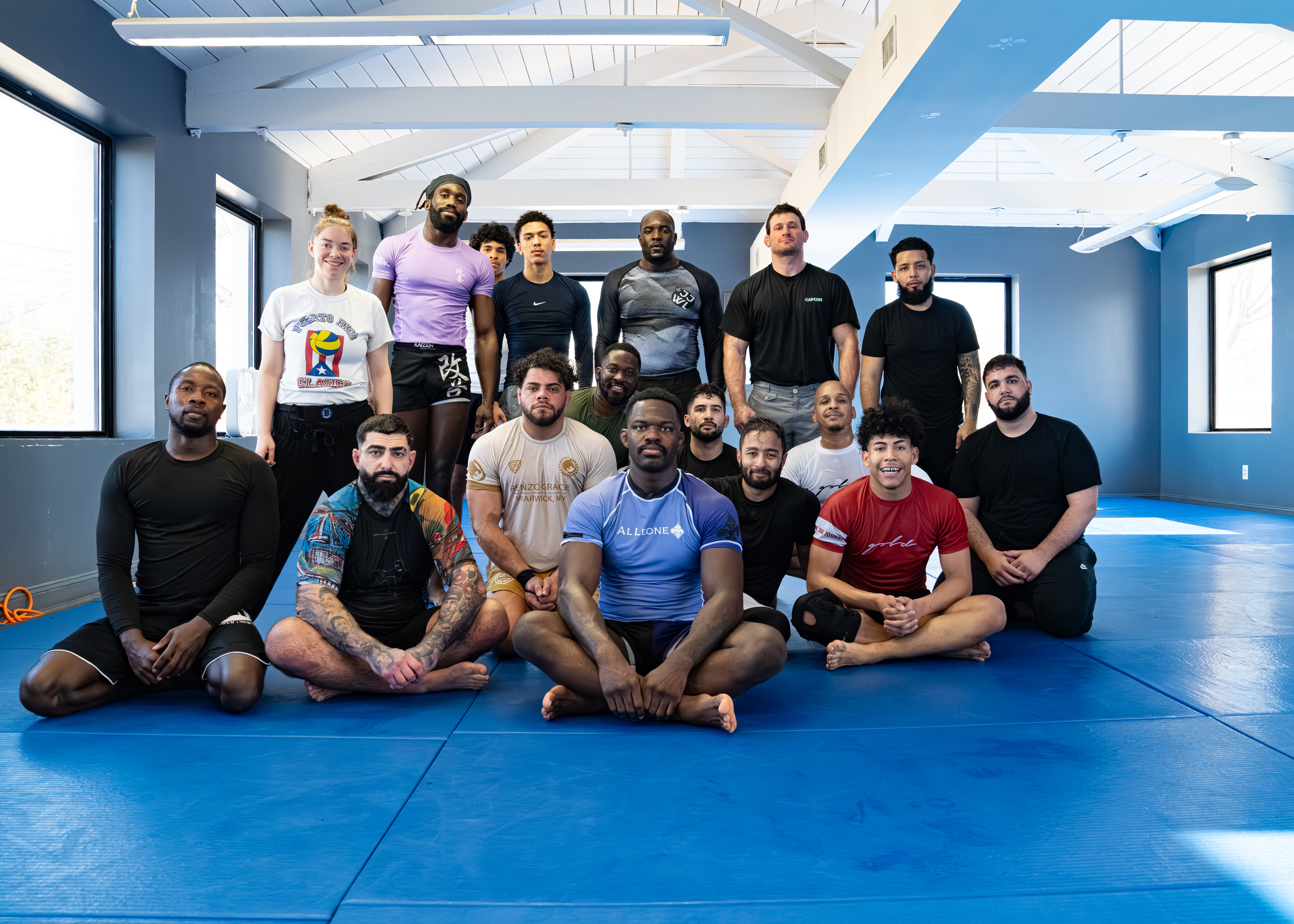 picture from a nogi class of the group