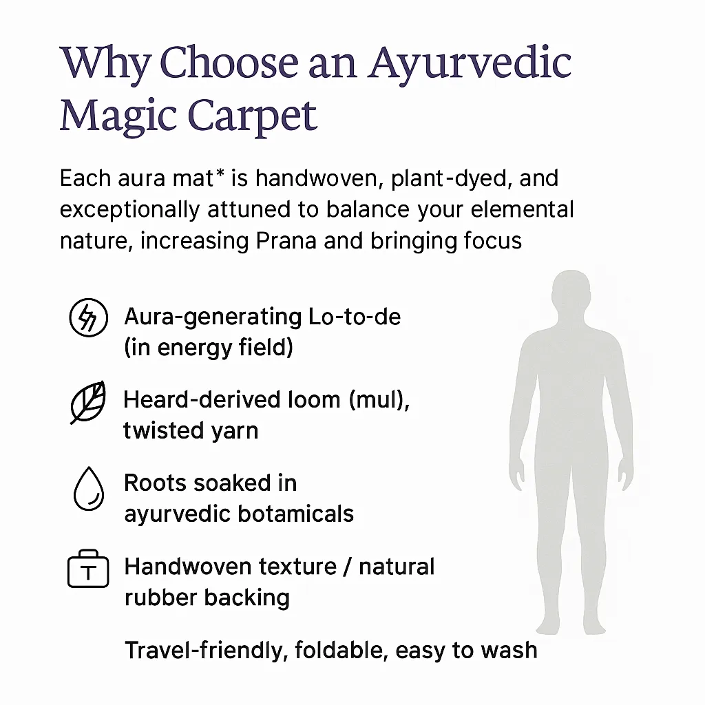 Portrait-style product photo of a slim AuraPad™ Travel mat rolled halfway with textured surface visible, soft studio lighting, white background and subtle branded tag — photorealistic, product-focused for creator promos.