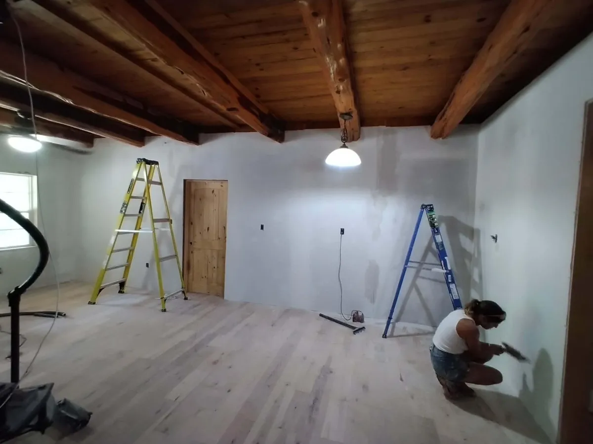 Outdoor living deck and patio by Dines Construction