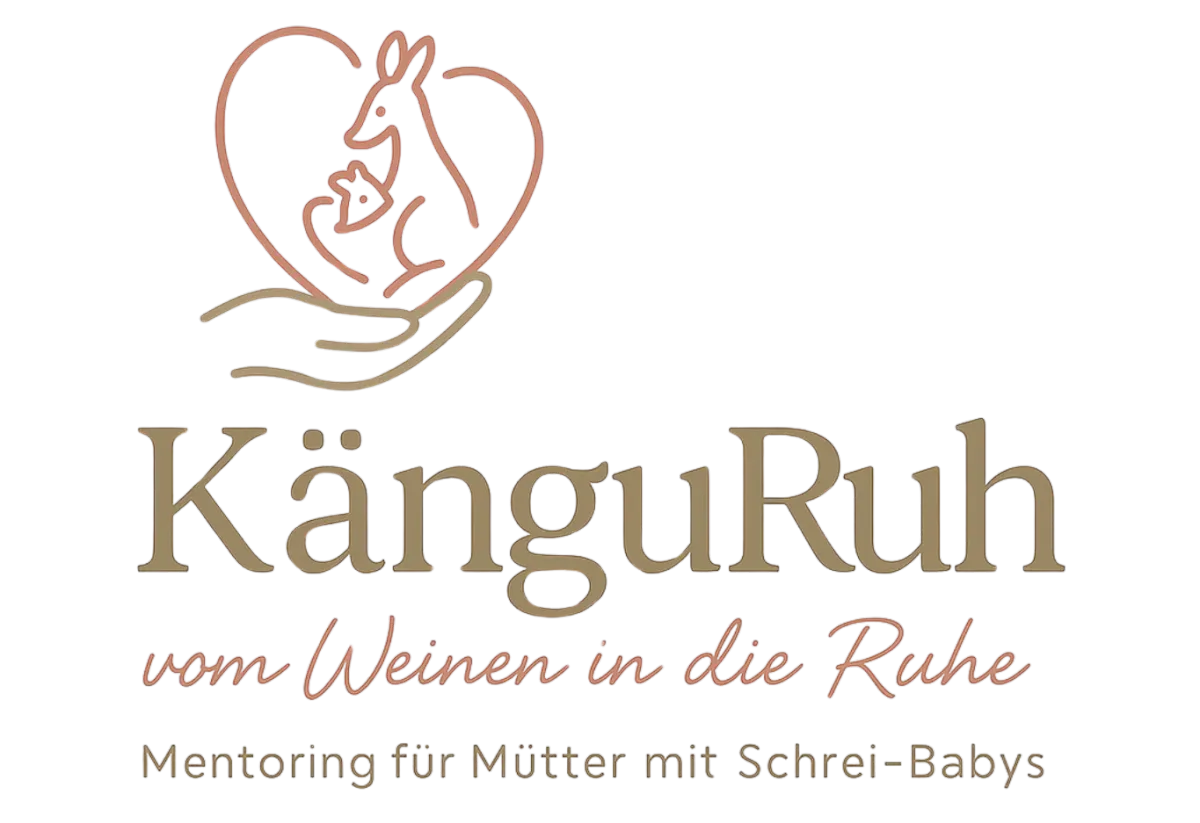 Verzweifelte Mutter mit Baby