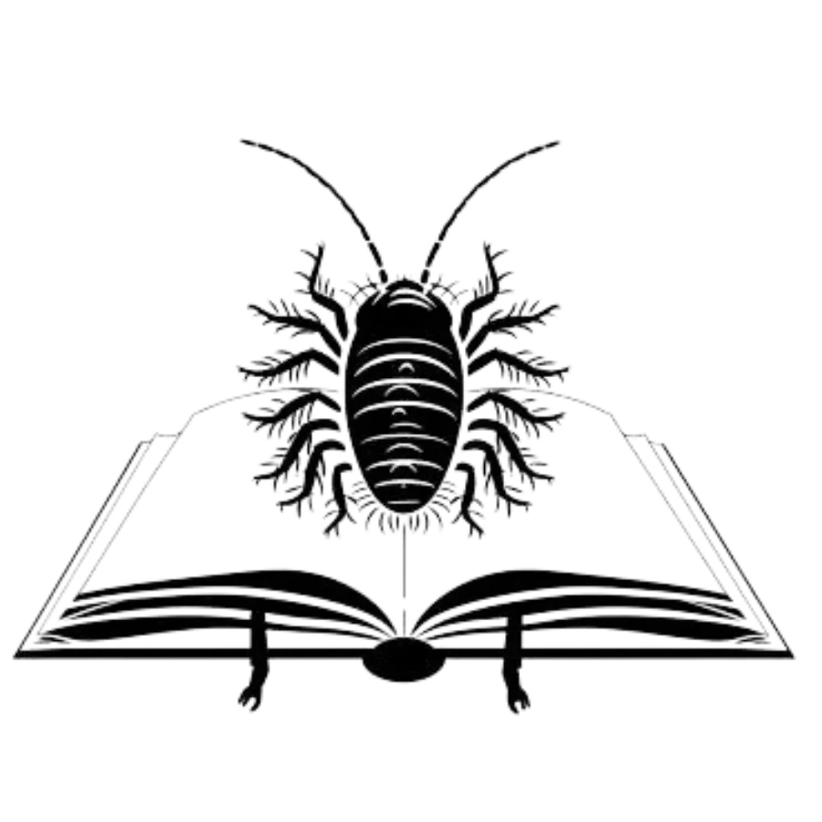 sow bug in a Book