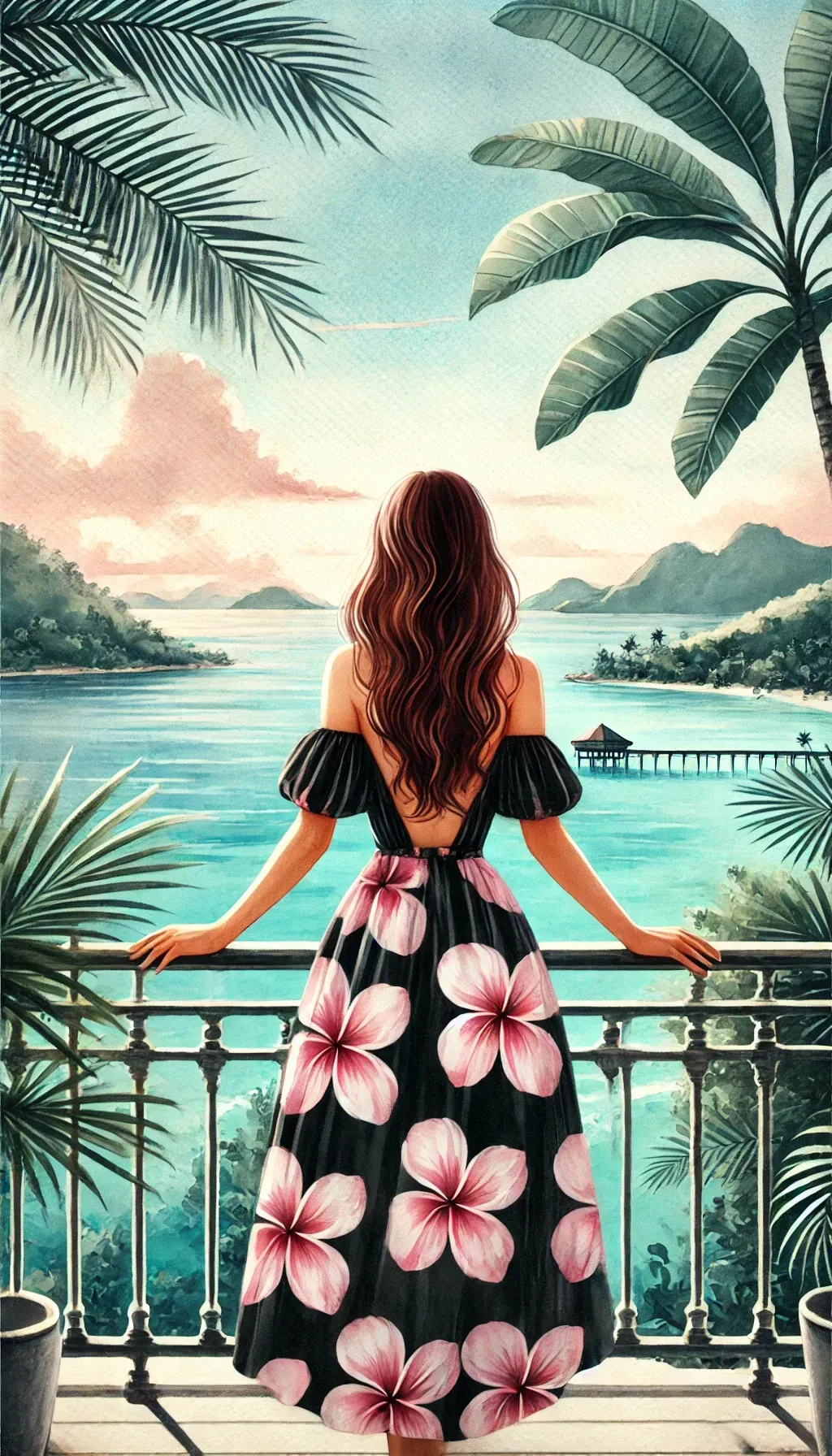 alt="Laney’s Paradise Playlist – tropical music inspired by Between Here & Paradise"