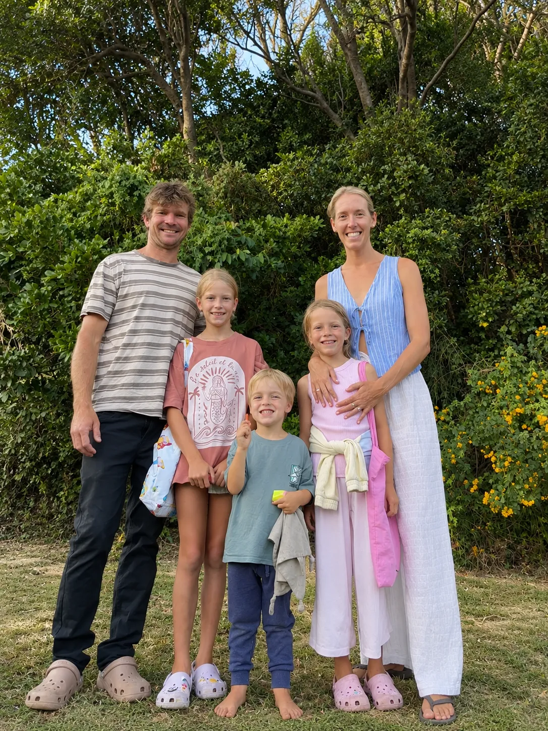 Elly McNeilly with the family