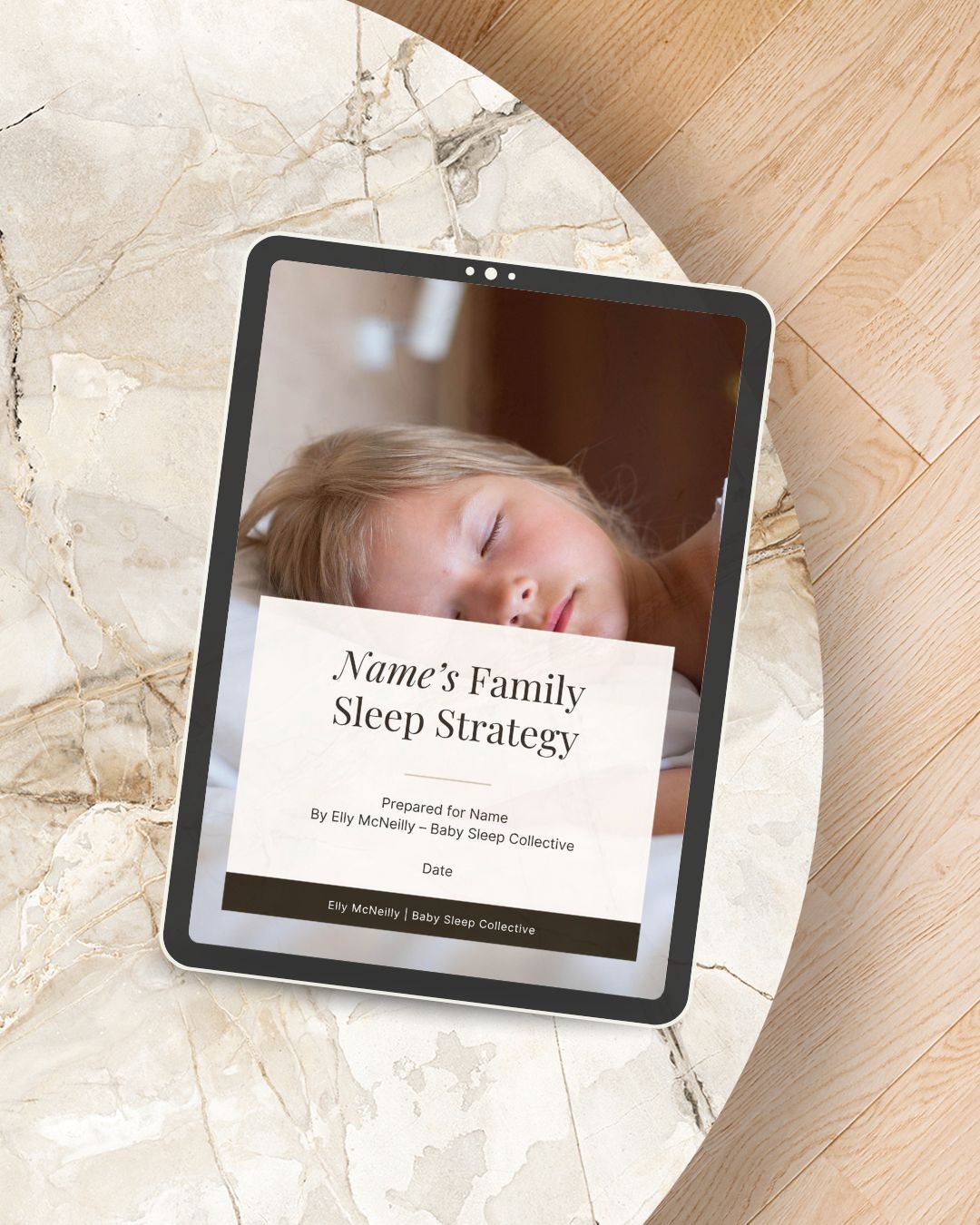Example of  Family Sleep Strategy from Baby Sleep Collective