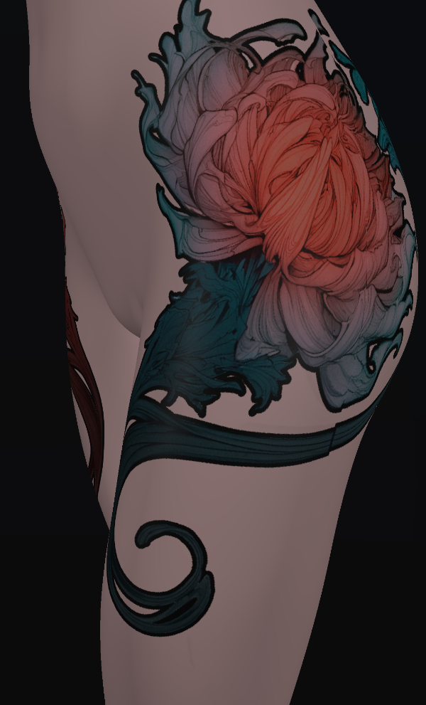 Neo Floral Motif Example