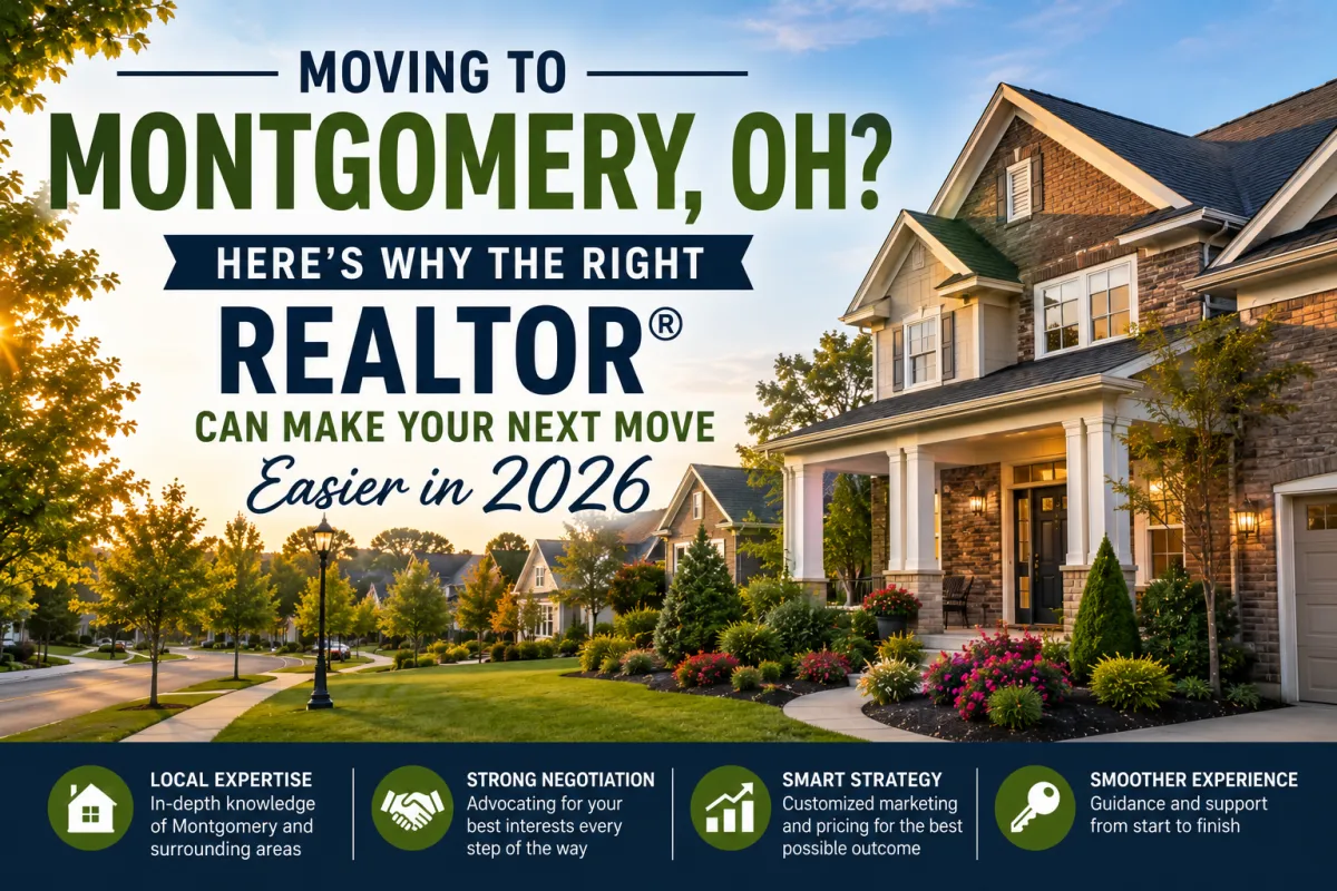 Beautiful home in Montgomery, Ohio with expert Realtor guidance for buyers and sellers