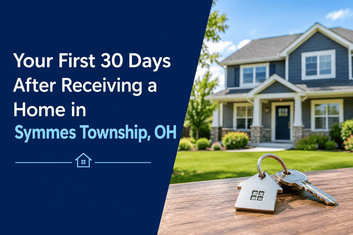 First 30 Days Receiving a Home in Symmes