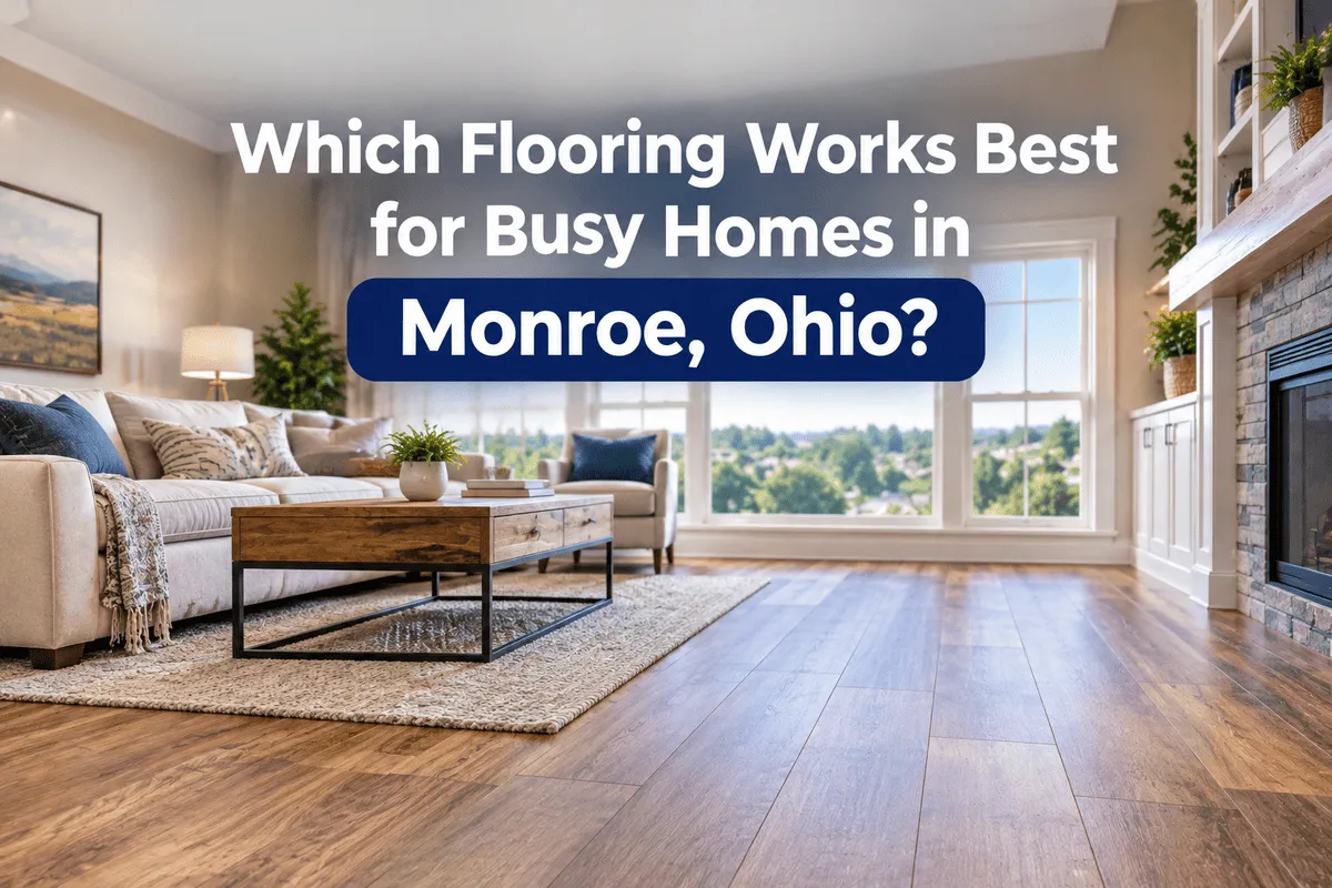 Flooring options for busy homes in Monroe