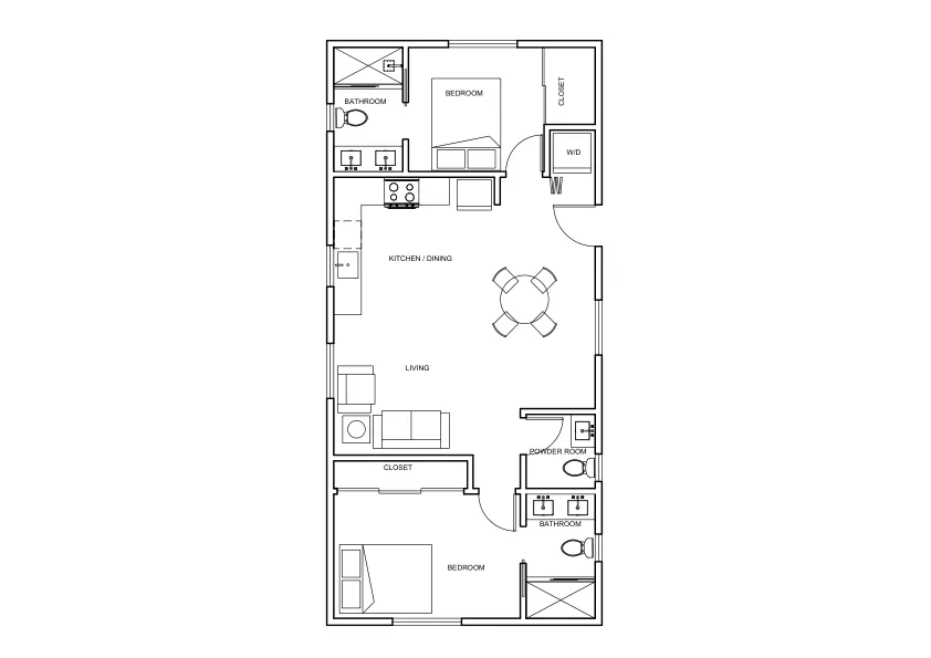 northridge original ADU floor plan
