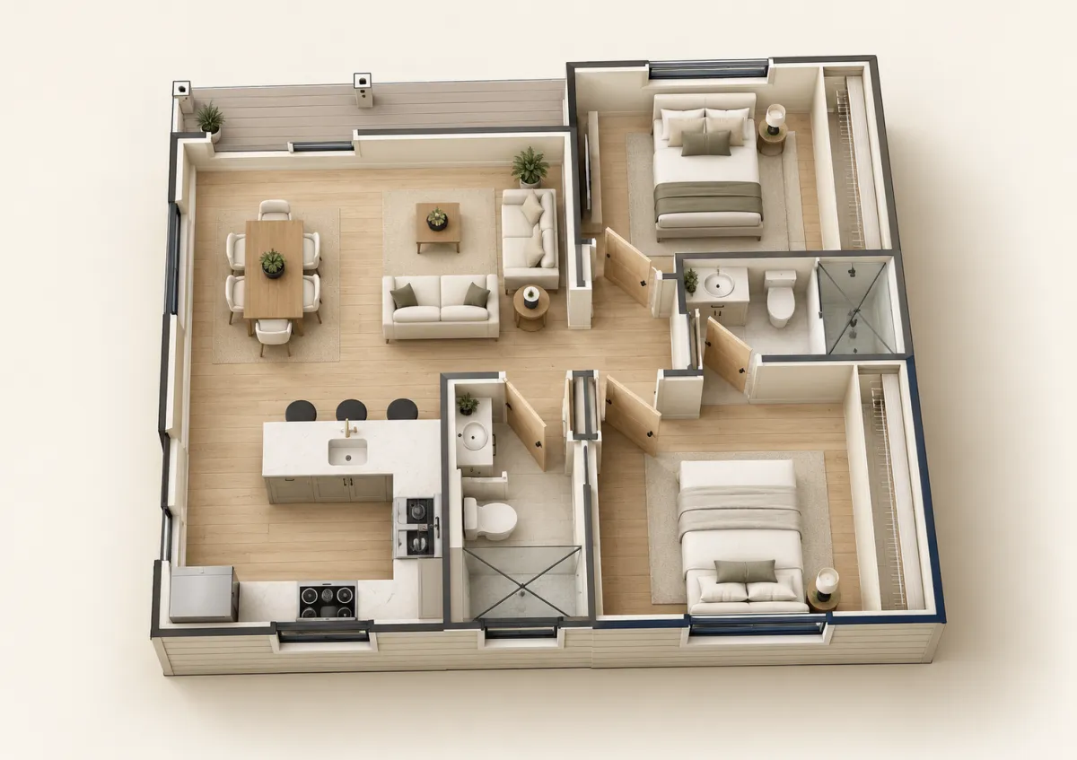 corona ADU illustrative 3D concept