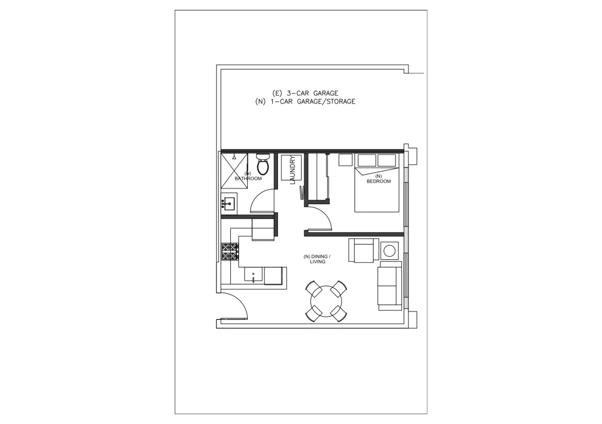 Lancaster JADU 430 original floor plan