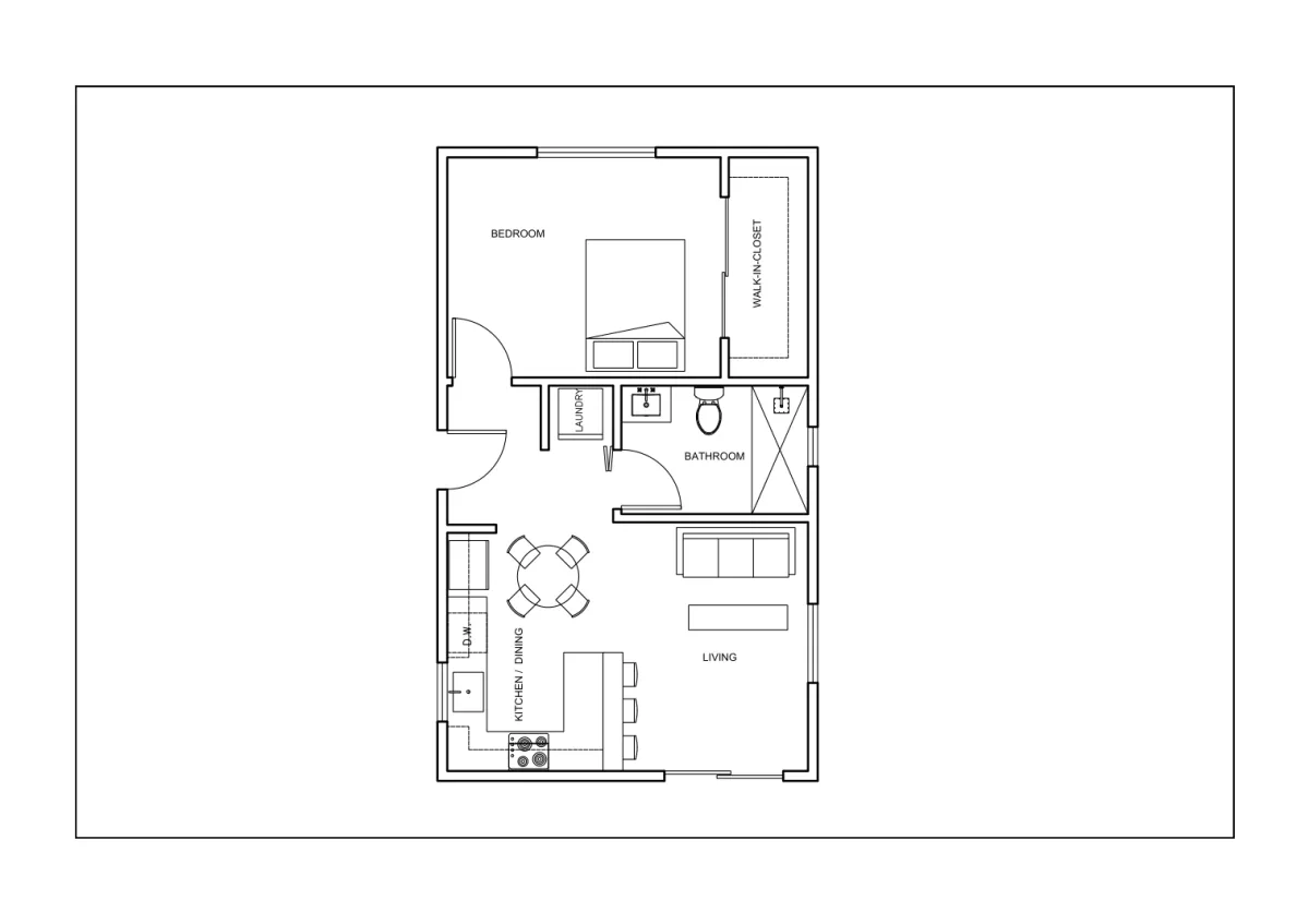 Hawthorne 600 original floor plan