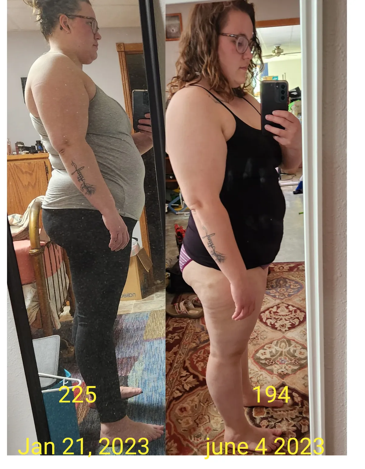 Rachel transformation (225 → 194)