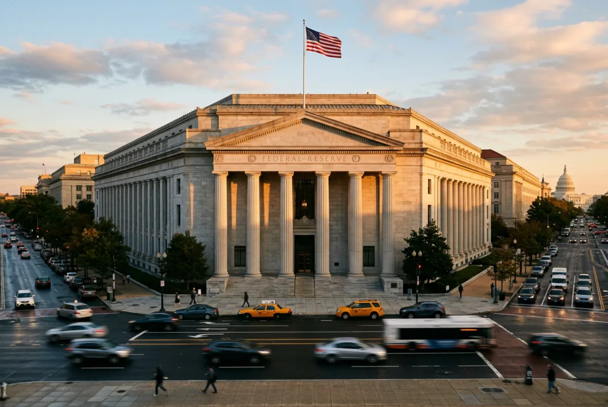 Federal Reserve building in Washington D.C. — what the new Fed chair means for Florida mortgage rates in 2025.
